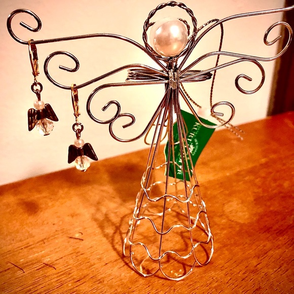 Angel Lever-back Earrings— Designed and Handcrafted By Me 🥰 - Picture 4 of 9